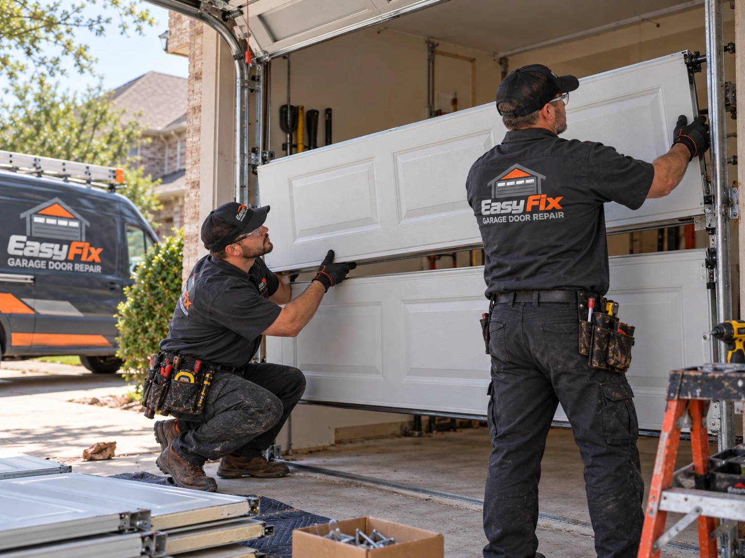 Garage Door Installation detail view